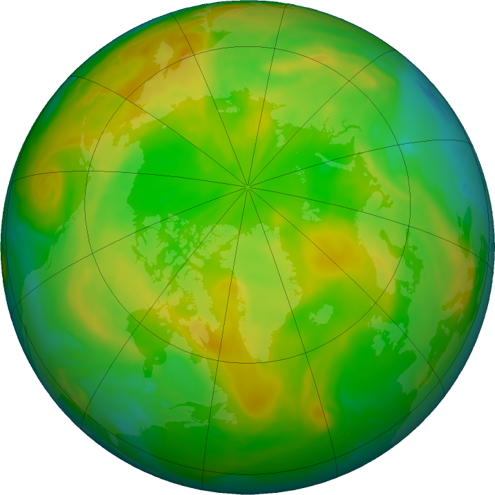 Arctic ozone map for 27 May 2020